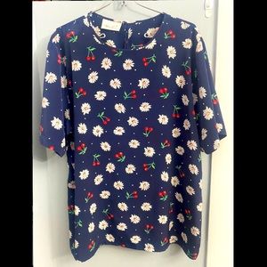 Vintage Cherry Blouse
